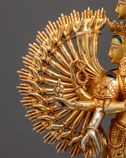 Sacred Thousand-Armed Avalokiteshvara Statue | Himalayan Artwork