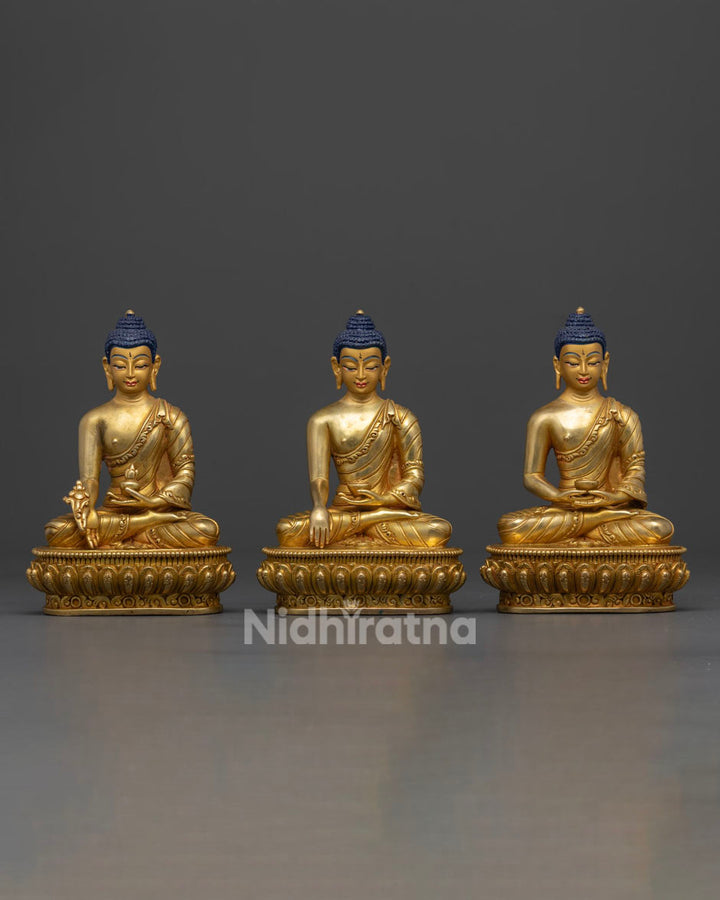 Three Buddha Set – A Testament to Buddhist Craftsmanship