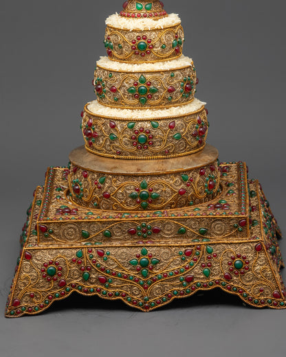Buddhist Mandala Set | Collection for Rituals and Spiritual Offering