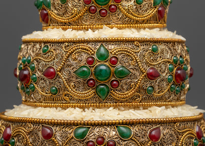 Buddhist Mandala Set | Collection for Rituals and Spiritual Offering