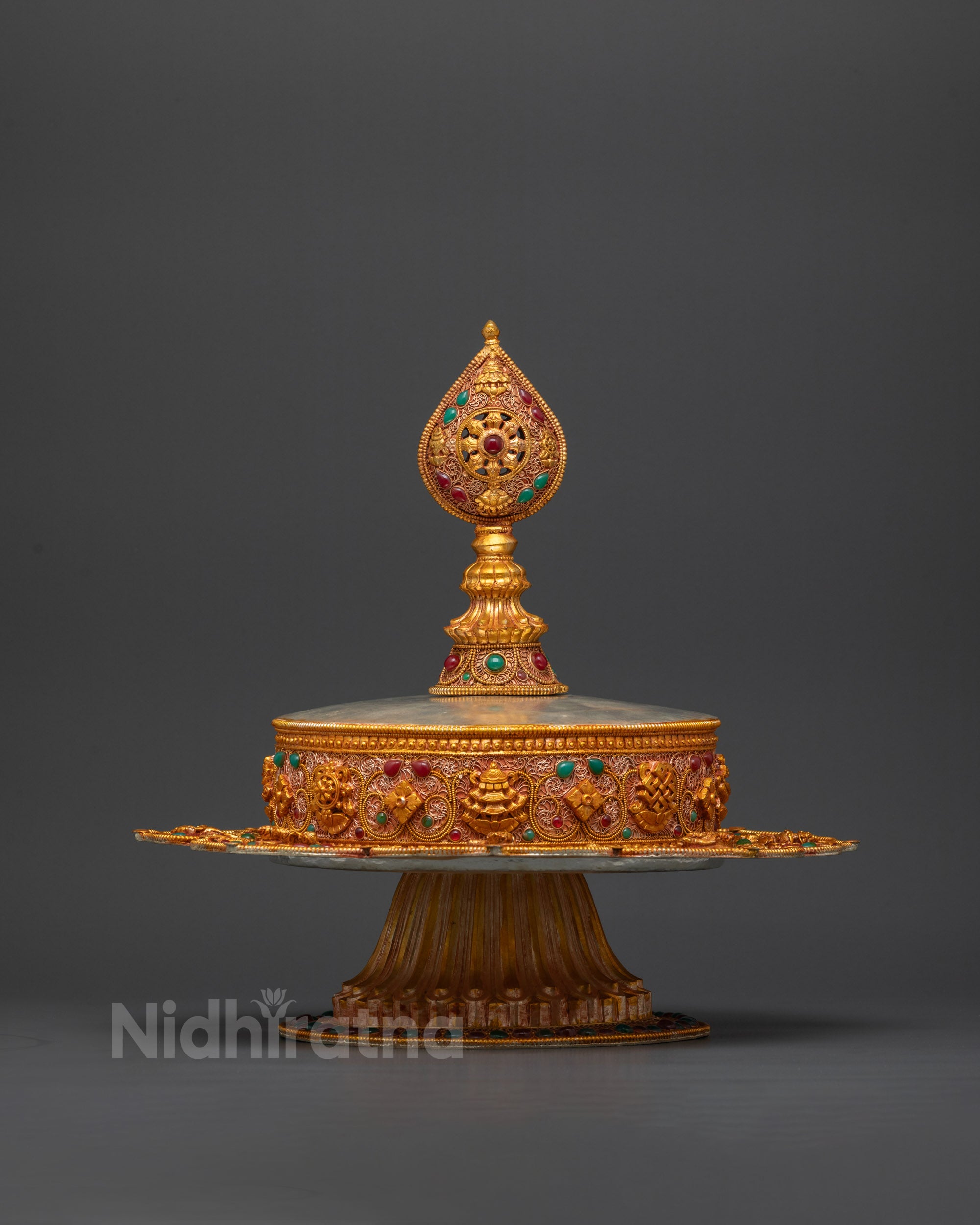 8" Inch Tibetan Ratna Mandala Set | Enhance Spiritual Energy