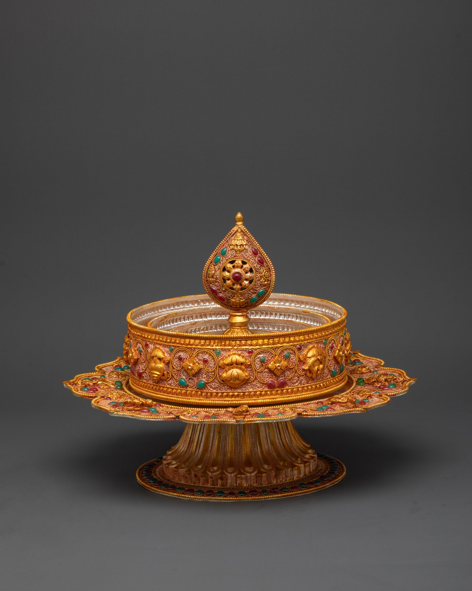 8" Inch Tibetan Ratna Mandala Set | Enhance Spiritual Energy