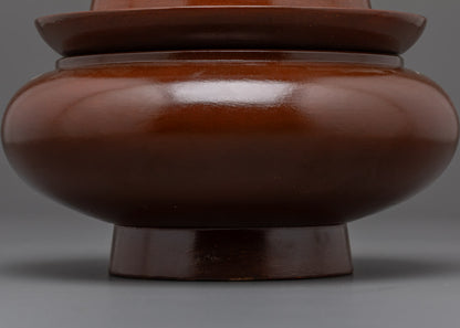 Handmade Wooden Paru Bowl | Sacred Ritual & Mindfulness Tool