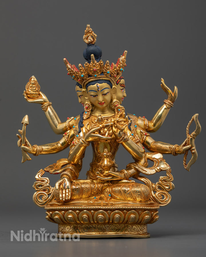 Tibetan Sacred Art of Namgyalma Statue | Traditionally Crafted Statue