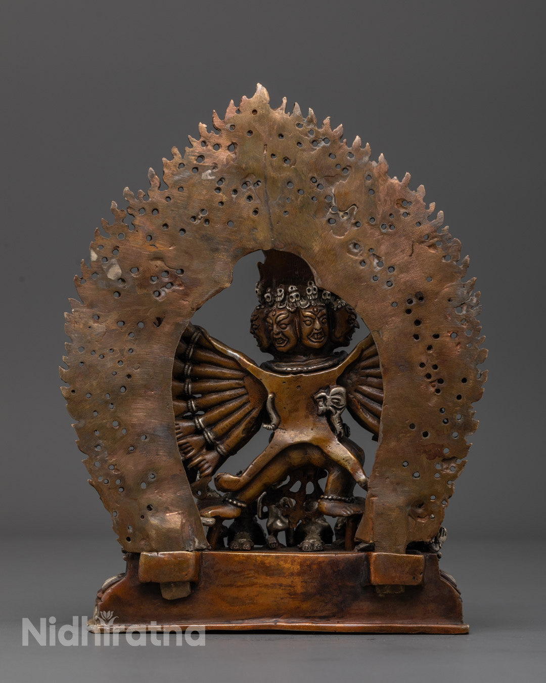 Tibetan Yamantaka Spiritual Statue for Altar or Meditation Space – Wrathful Form of Manjushri