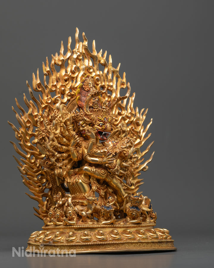 Yamantaka Heruka Statue | Sacred Tibetan Artwork