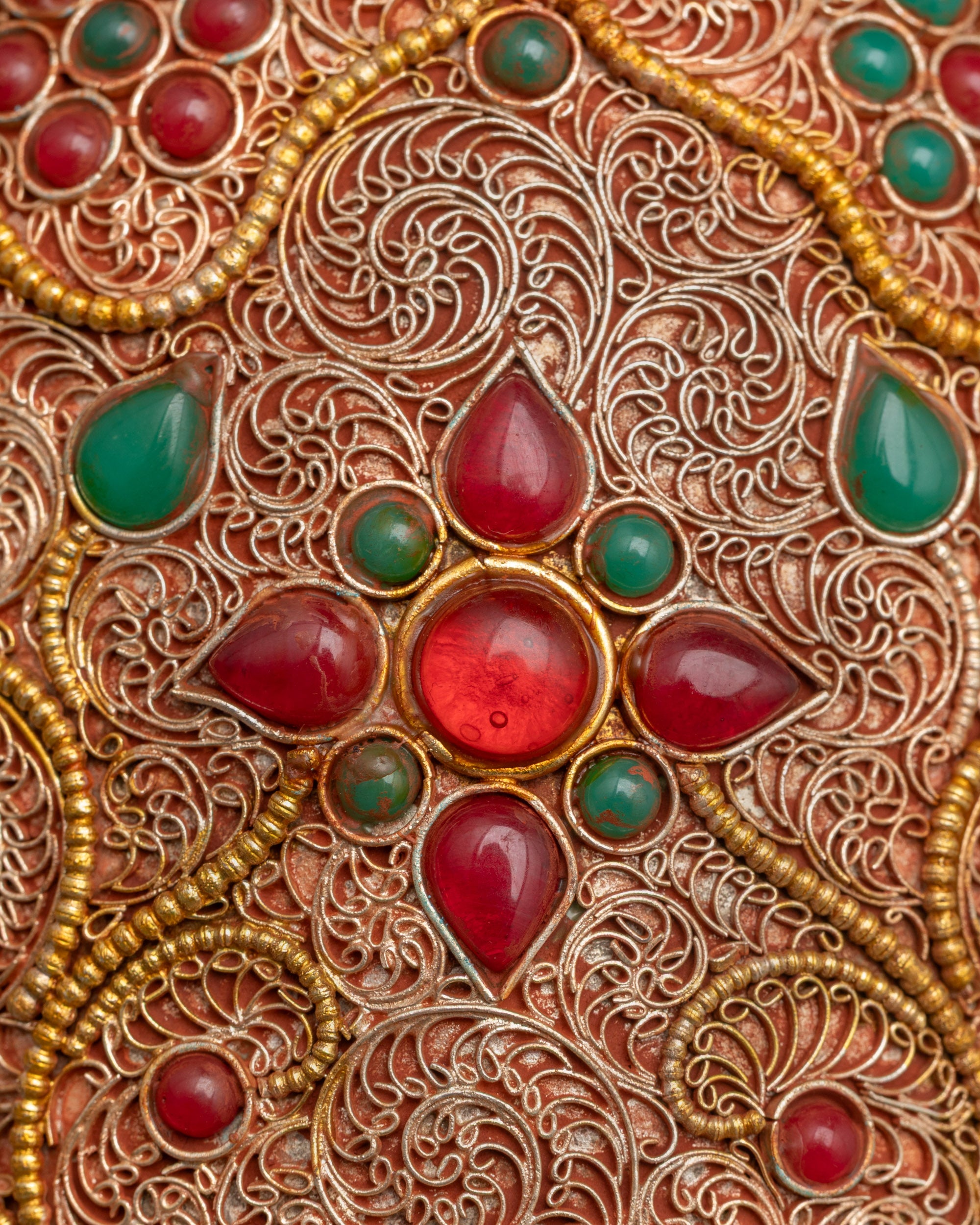 Traditional Nepalese ritual Crockpot symbolizing prosperity and spiritual wealth