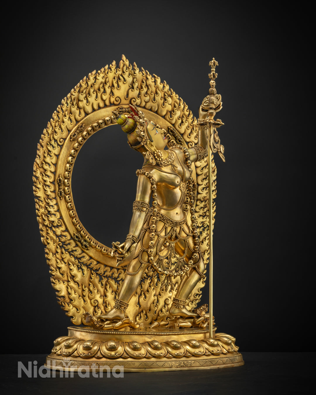 Traditionally Hand-Carved Vajrayogini Statue | Sacred Artwork From Nepal