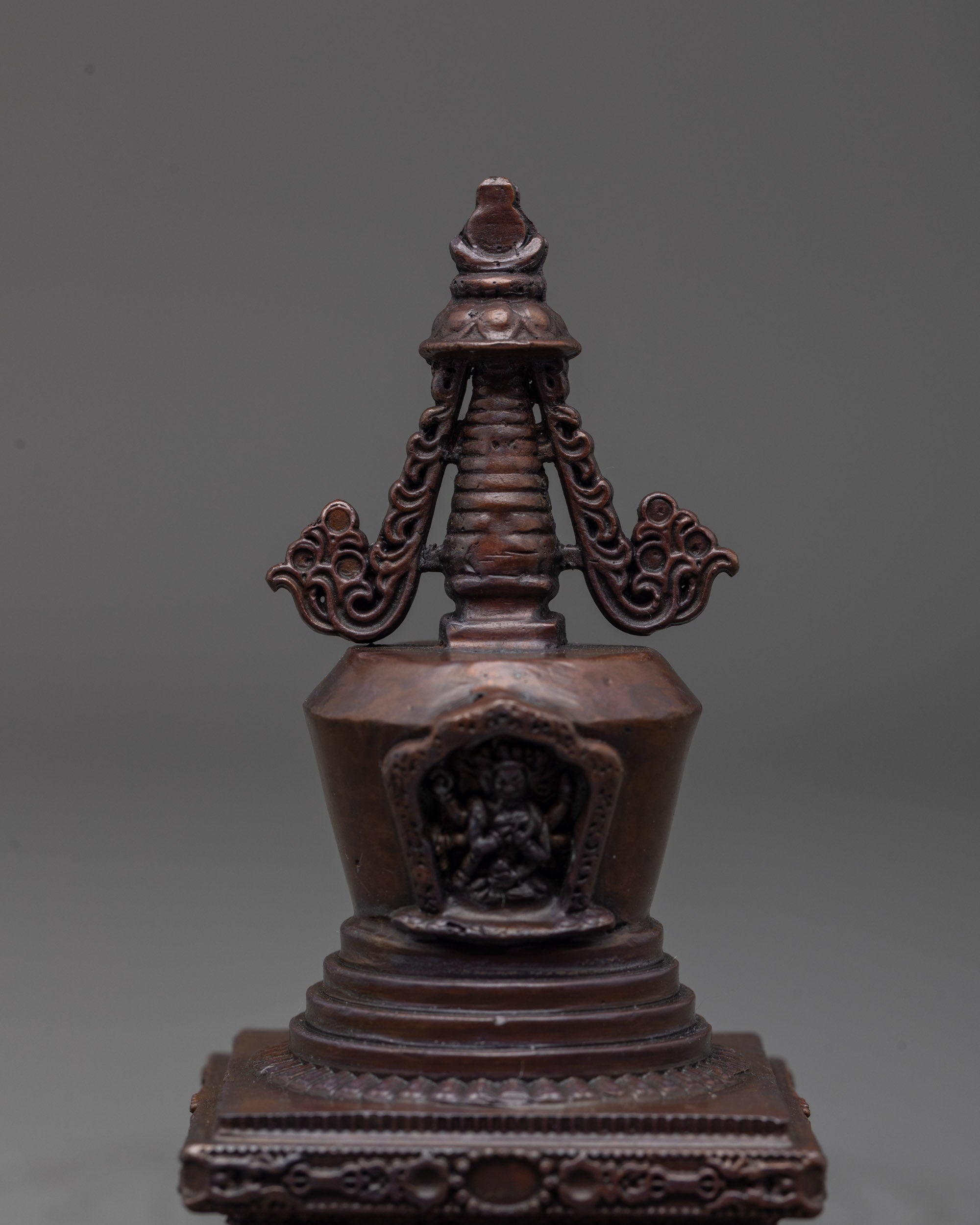 Traditionally Hand-carved Oxidized Religious Namgyalma Stupa