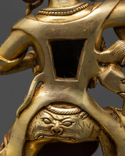 Troma Nagmo Statue | Black Mother Dakini Idol for Vajrayana Practice