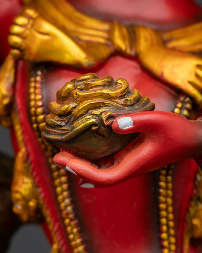Troma Nagmo Statue from Nepal | Handmade Buddhist Figurine