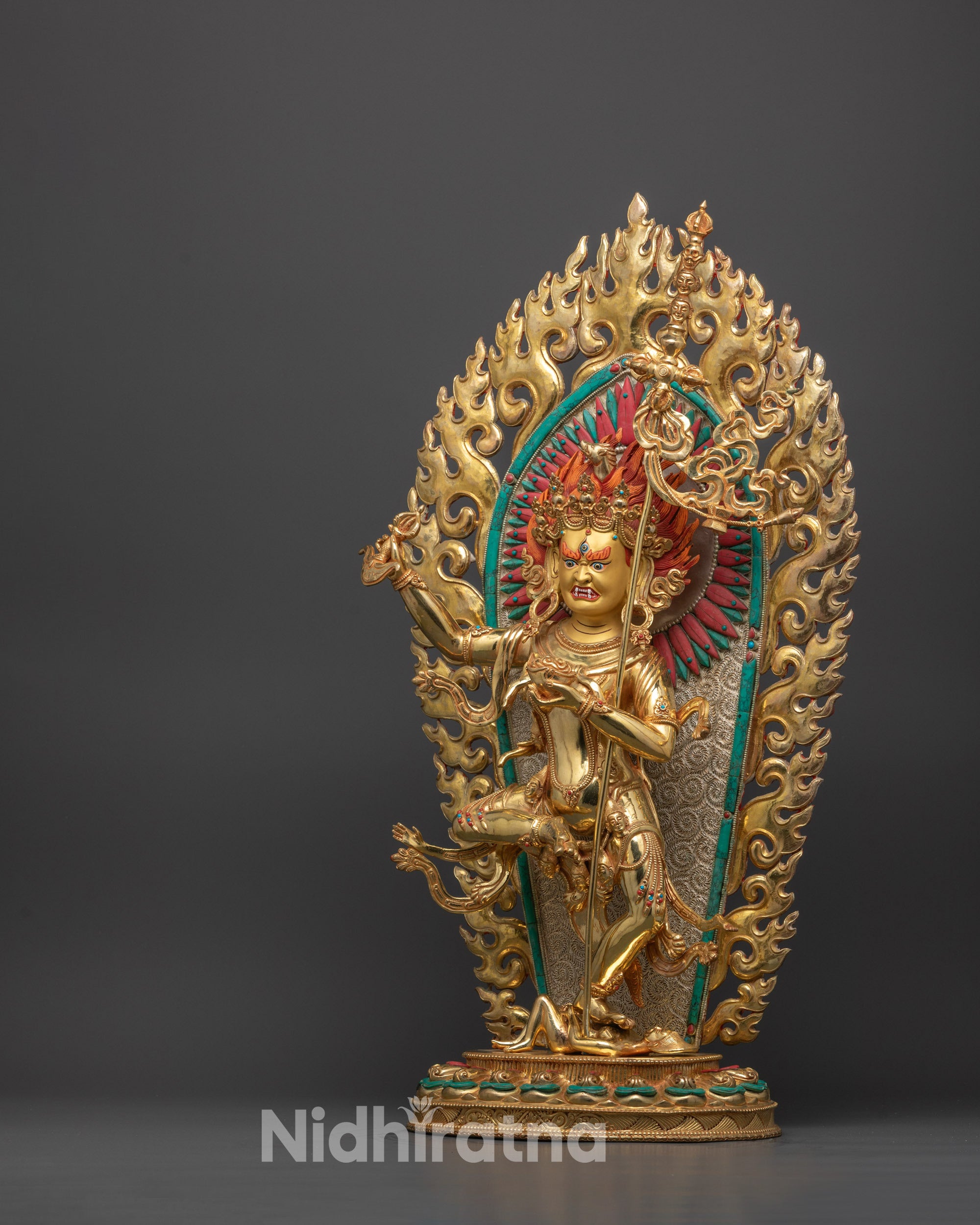 Handmade Exquisite Troma Nagmo Statue | Female Protector