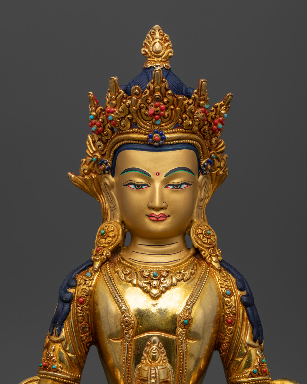 Amitayus Buddha mantra Statue