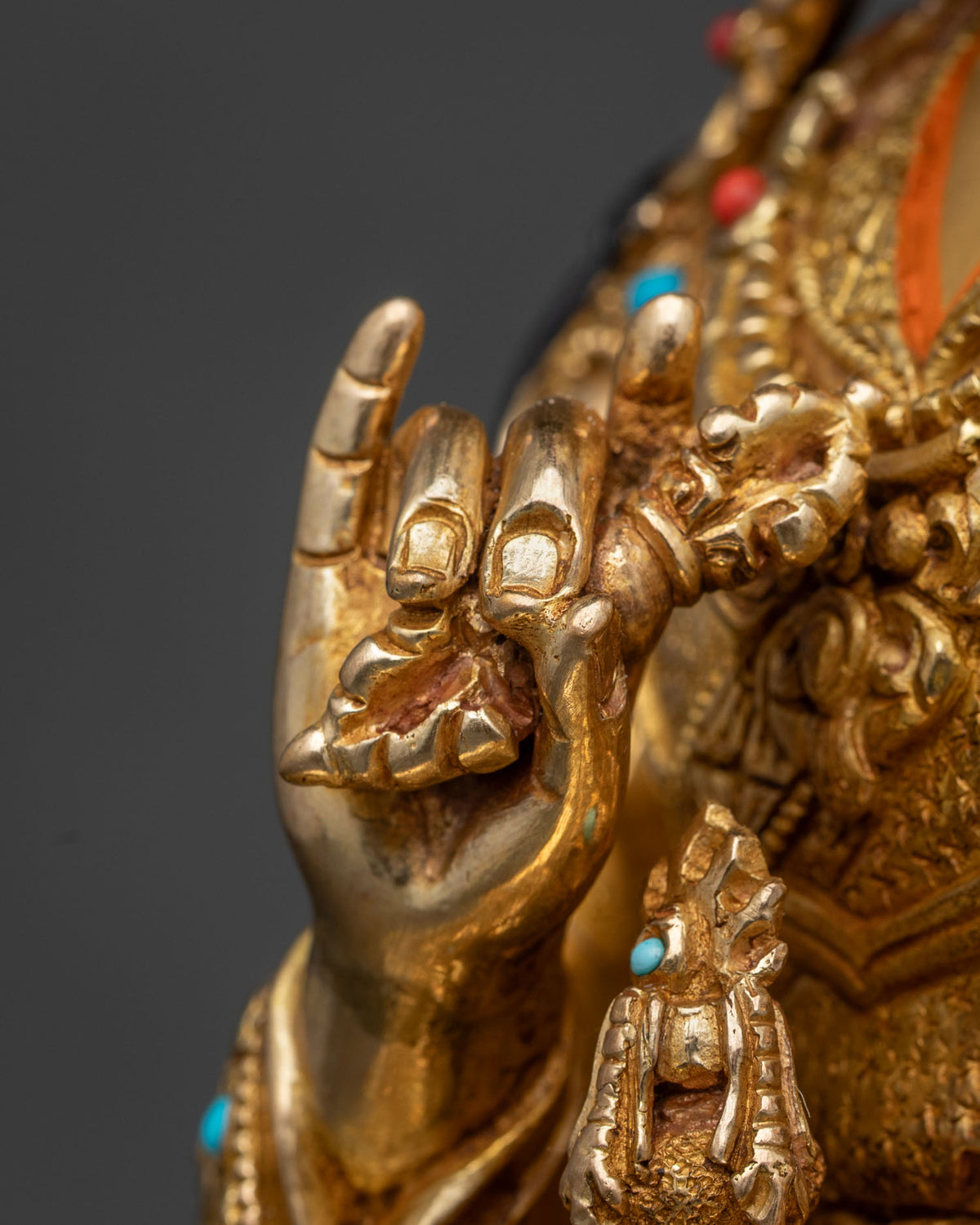 Premium Tsokye Dorje Statue | Lake-Born Vajra Figurine for Altar Decor