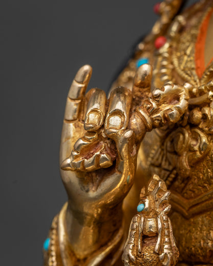 Premium Tsokye Dorje Statue | Lake-Born Vajra Figurine for Altar Decor