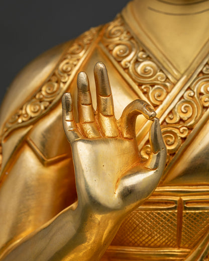 Je Tsongkhapa & Disciples Statue Set | Exclusive Buddhist Sculptures