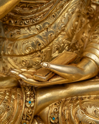 Lama Tsongkhapa & Disciples Statue Set - Guidance for Your Meditation