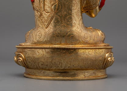 Je Tsongkhapa with Gyaltsab and Khedrup Statues