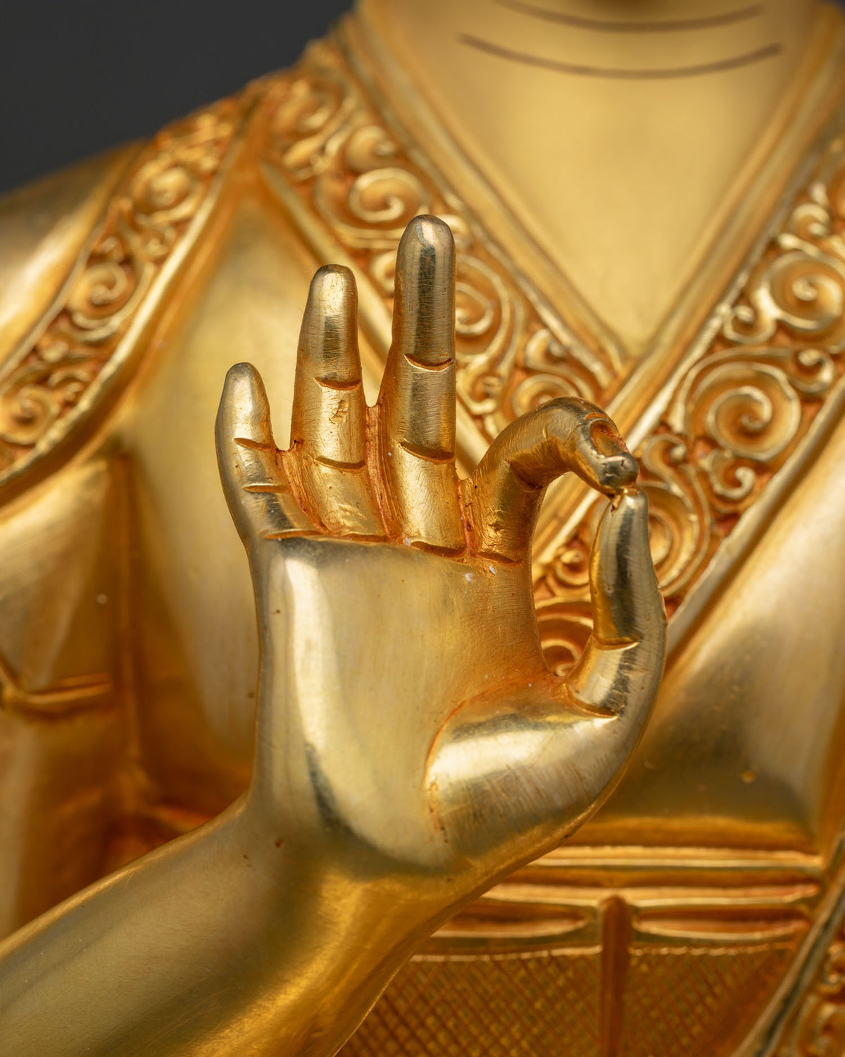 Je Tsongkhapa & Disciples Statue Set | Exclusive Buddhist Sculptures