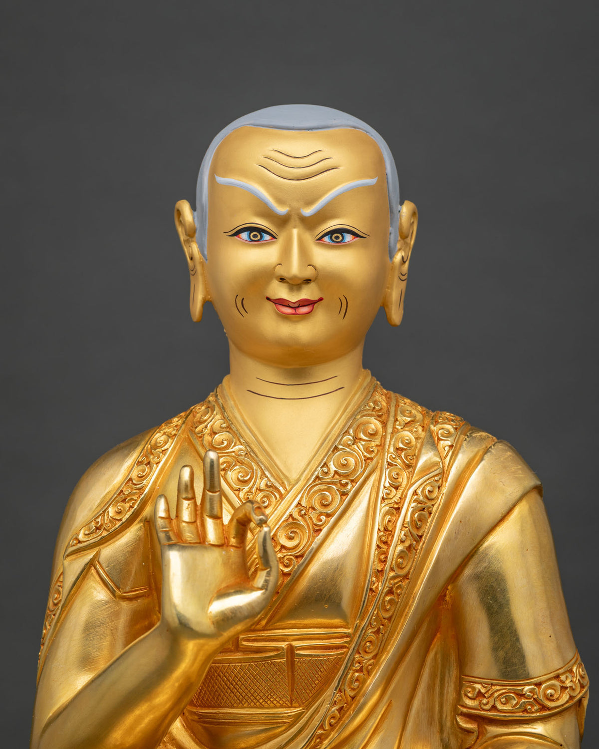 Je Tsongkhapa & Disciples Statue Set | Exclusive Buddhist Sculptures