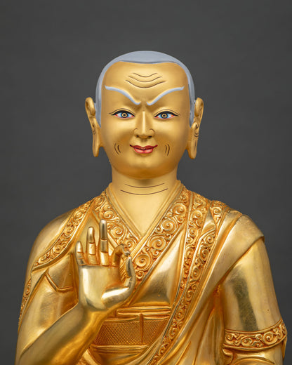 Je Tsongkhapa & Disciples Statue Set | Exclusive Buddhist Sculptures