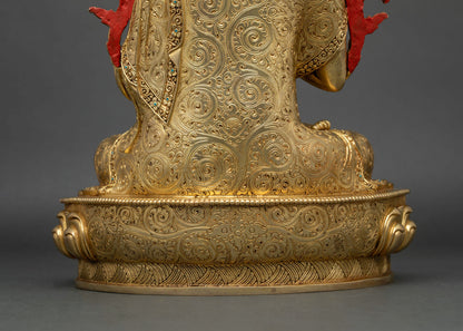 Lama Tsongkhapa & Disciples Statue Set - Guidance for Your Meditation