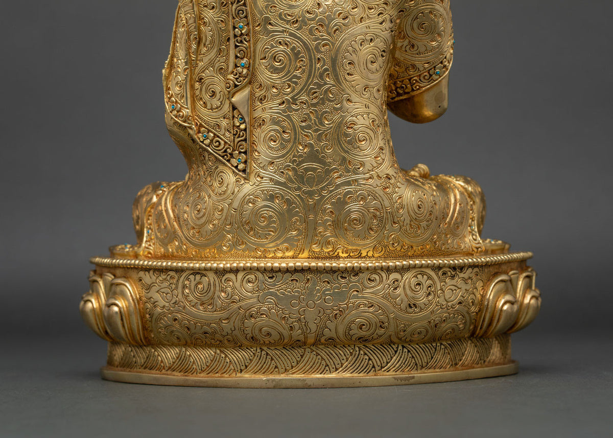 Lama Tsongkhapa & Disciples Statue Set - Guidance for Your Meditation