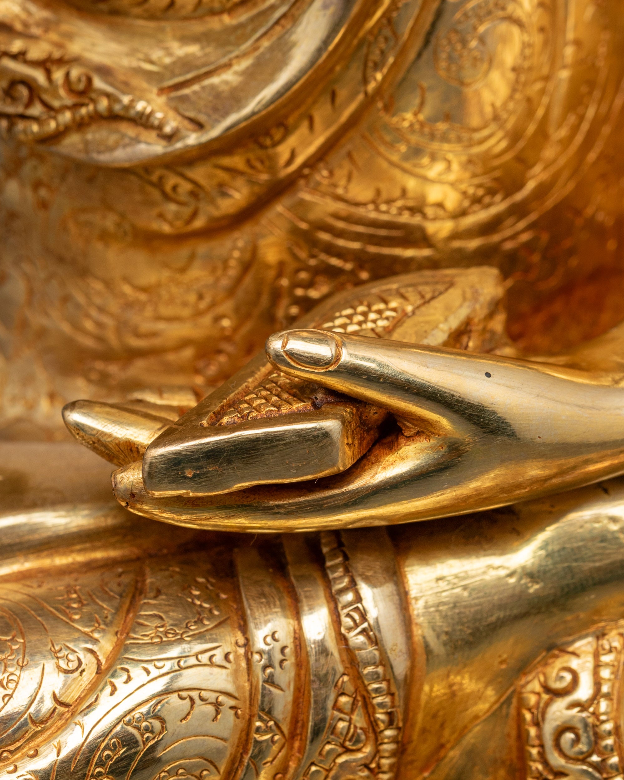 Je Tsongkhapa with Gyaltsab and Khedrup Statues