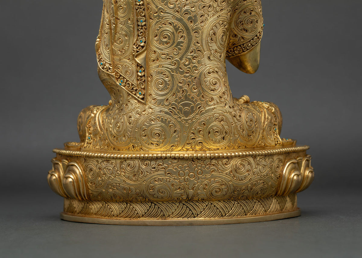 Lama Tsongkhapa & Disciples Statue Set - Guidance for Your Meditation