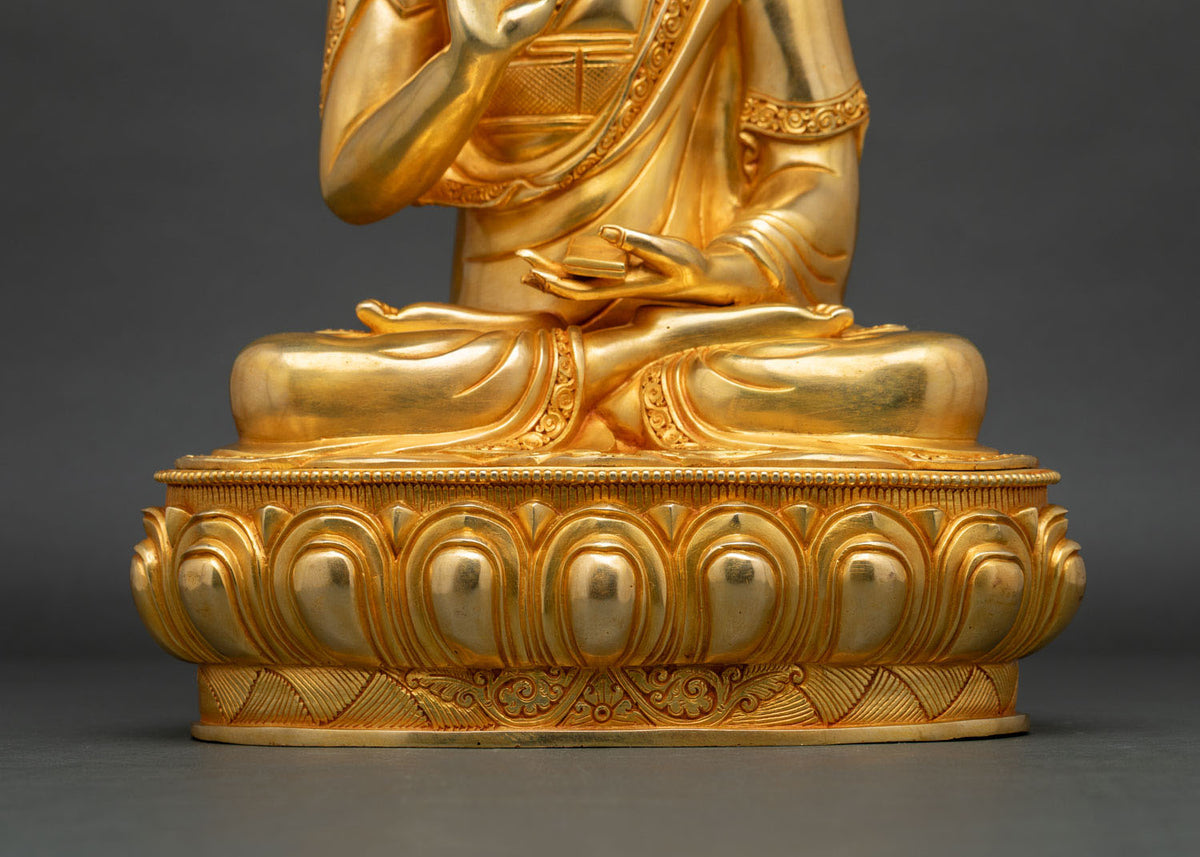 Je Tsongkhapa & Disciples Statue Set | Exclusive Buddhist Sculptures