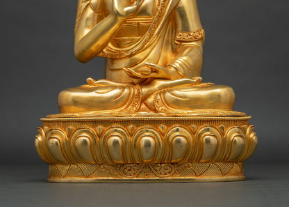Je Tsongkhapa & Disciples Statue Set | Exclusive Buddhist Sculptures