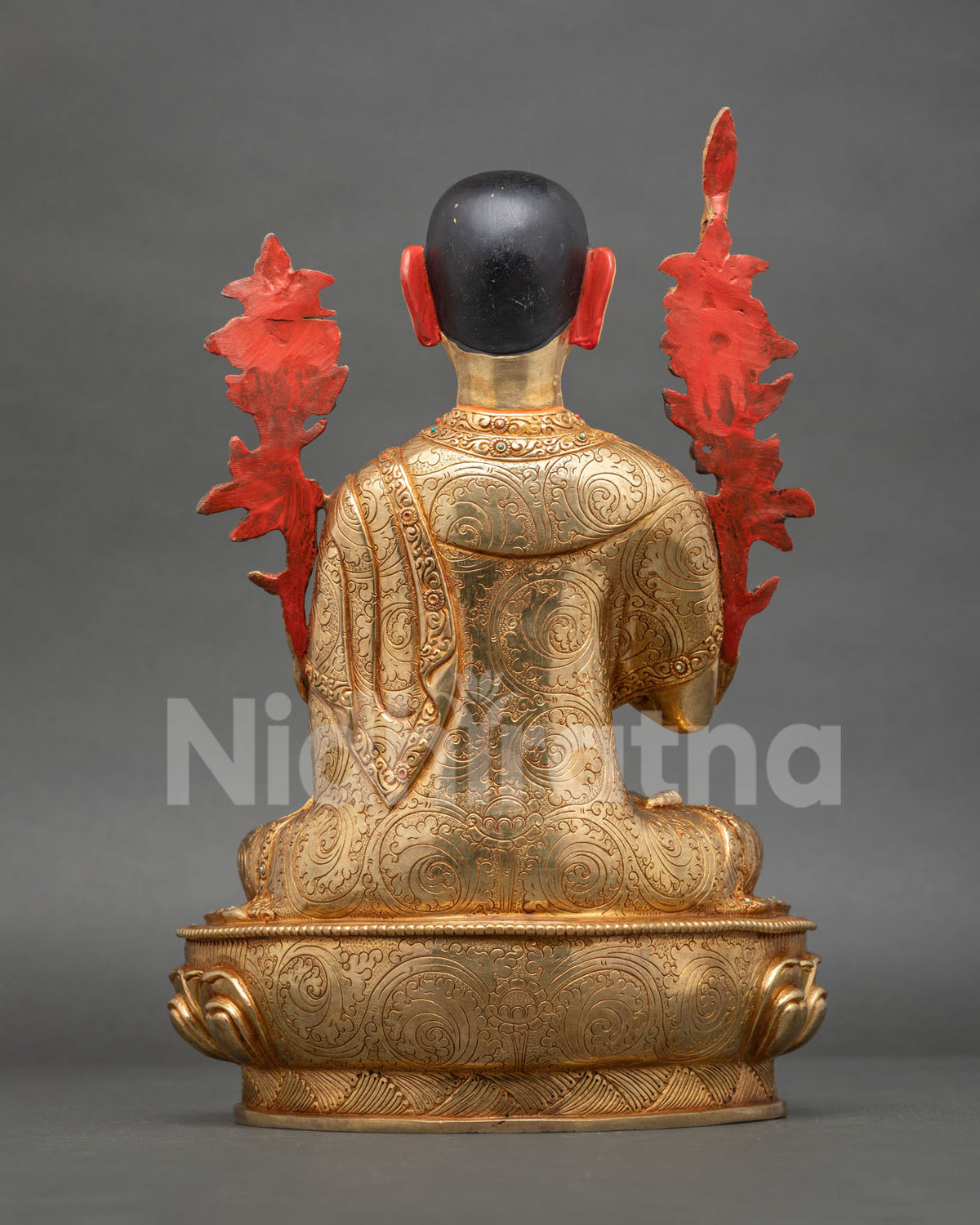 Tsongkhapa Buddhist Altar Statue Set | Traditional Nepalese Art