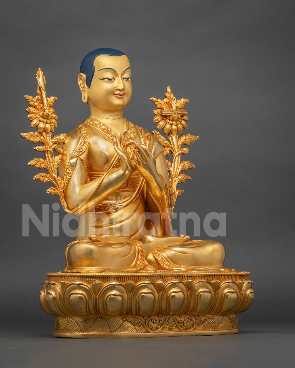 Je Tsongkhapa & Disciples Statue Set | Exclusive Buddhist Sculptures