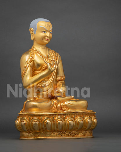 Je Tsongkhapa & Disciples Statue Set | Exclusive Buddhist Sculptures