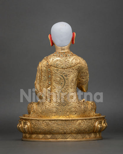 Lama Tsongkhapa & Disciples Statue Set - Guidance for Your Meditation