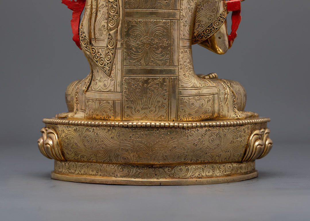Handcrafted Tsongkhapa Set Statues | Himalayan Buddhist Art