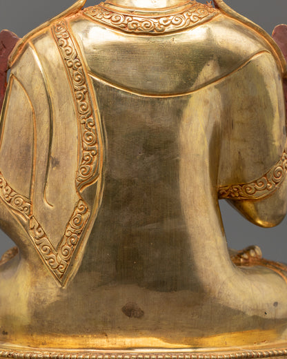 Guru Tsongkhapa with Disciples Statues