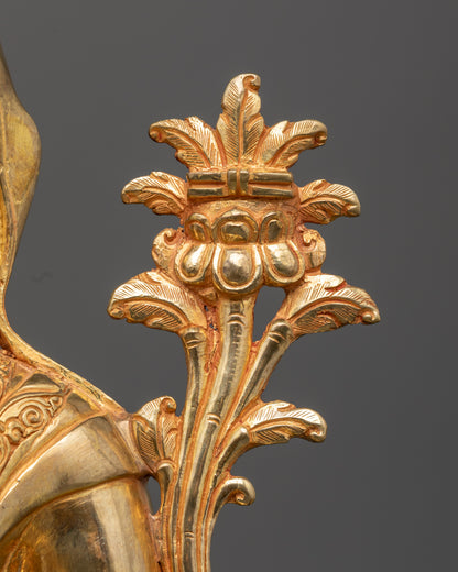 Guru Tsongkhapa with Disciples Statues