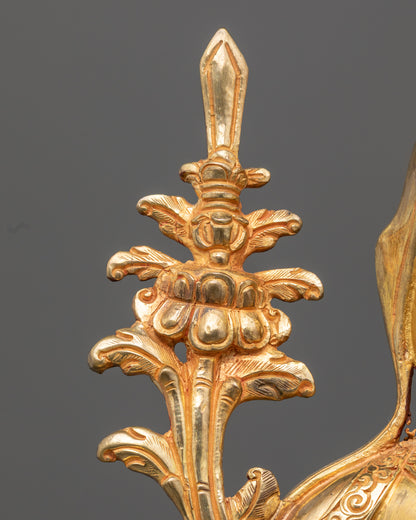 Guru Tsongkhapa with Disciples Statues