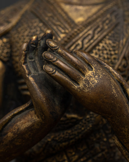 Tsongkhapa, Gyaltsab Je and Khedrup Je Statue Set