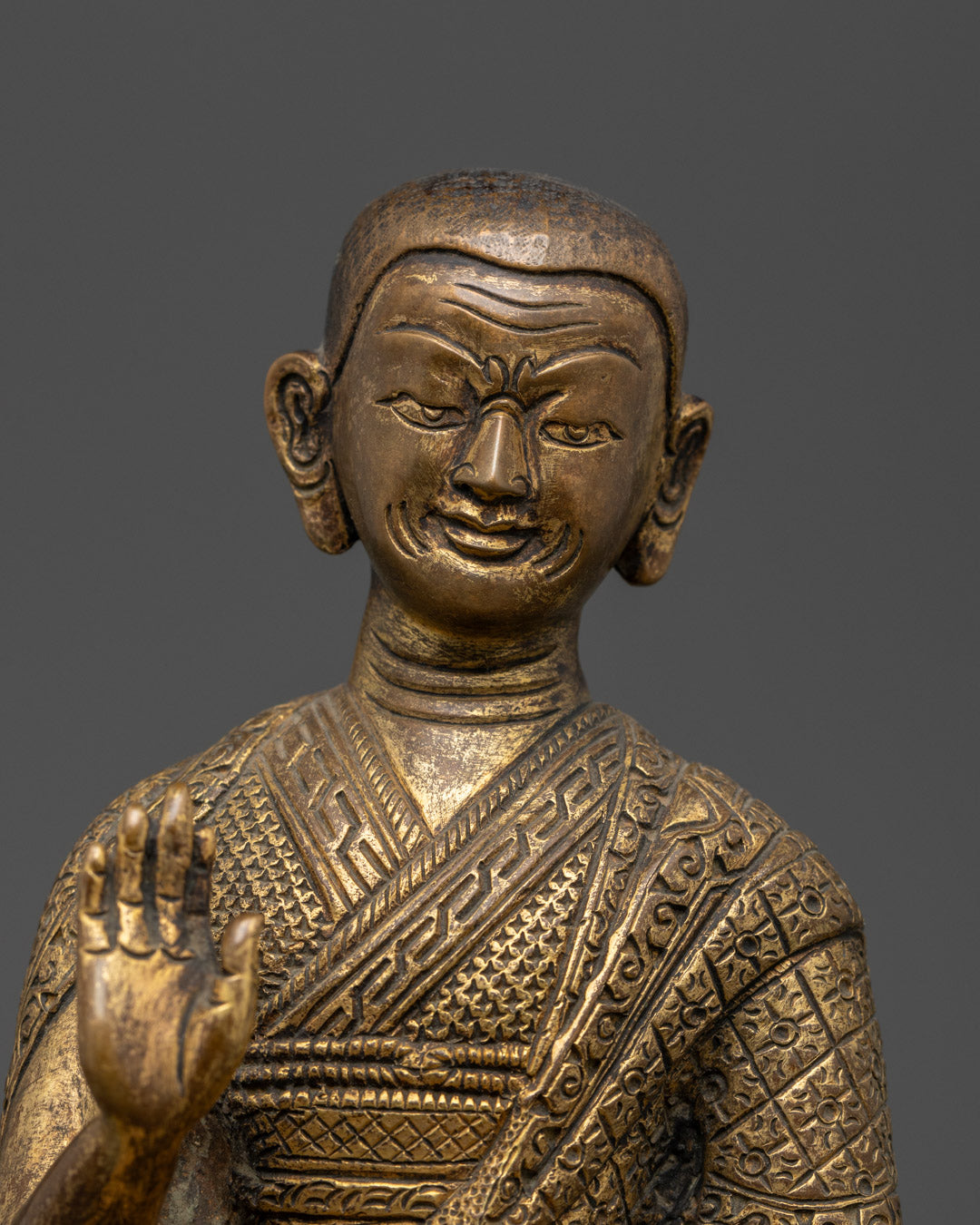 Tsongkhapa, Gyaltsab Je and Khedrup Je Statue Set