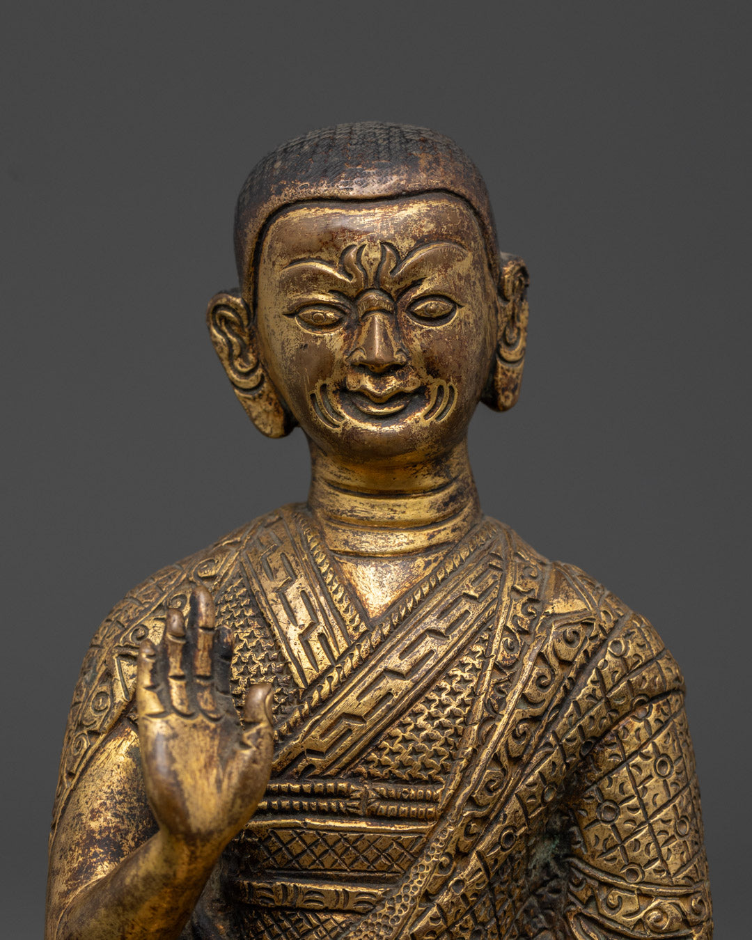 Tsongkhapa, Gyaltsab Je and Khedrup Je Statue Set