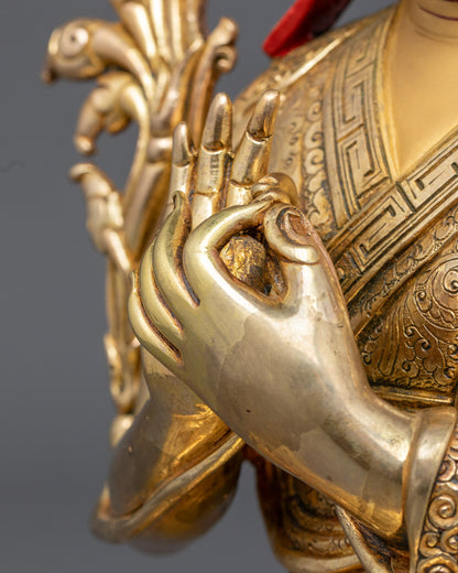 Handcrafted Tsongkhapa Set Statues | Himalayan Buddhist Art