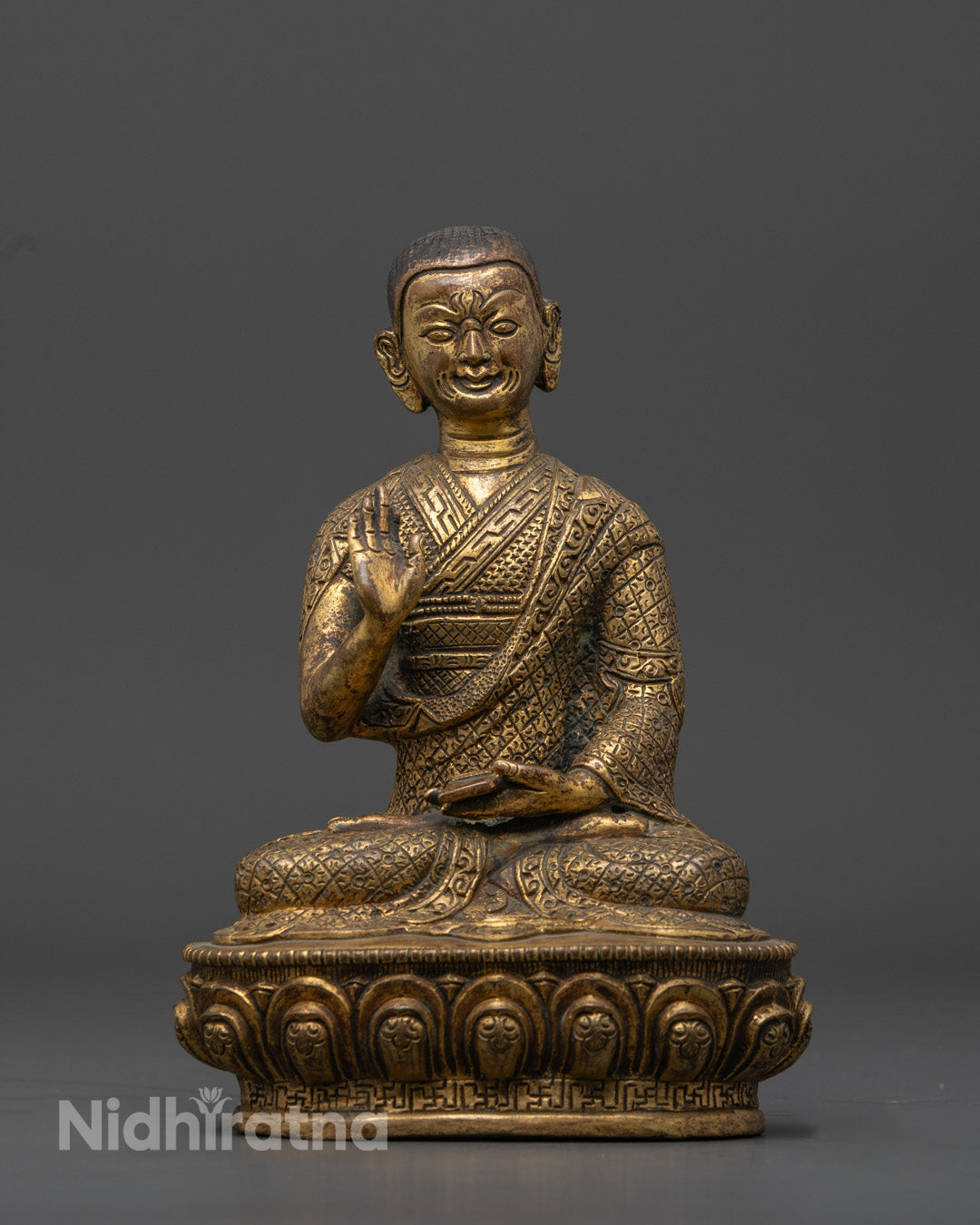 Tsongkhapa, Gyaltsab Je and Khedrup Je Statue Set
