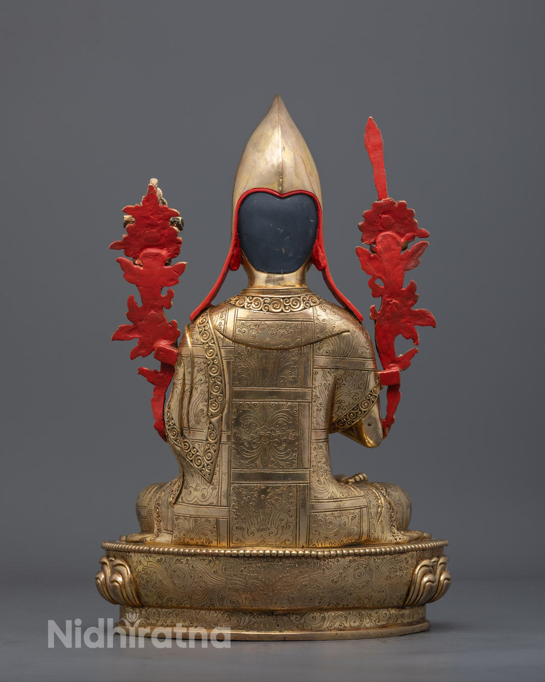 Handcrafted Tsongkhapa Set Statues | Himalayan Buddhist Art