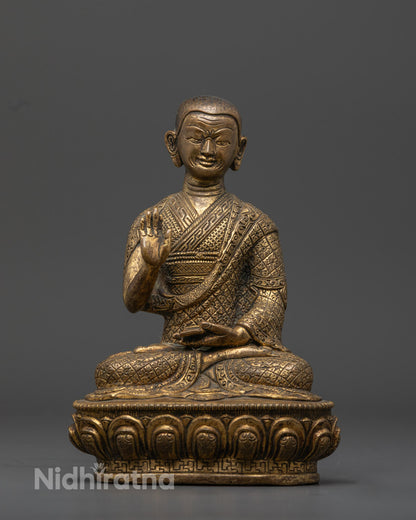 Tsongkhapa, Gyaltsab Je and Khedrup Je Statue Set