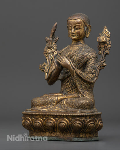 Tsongkhapa, Gyaltsab Je and Khedrup Je Statue Set
