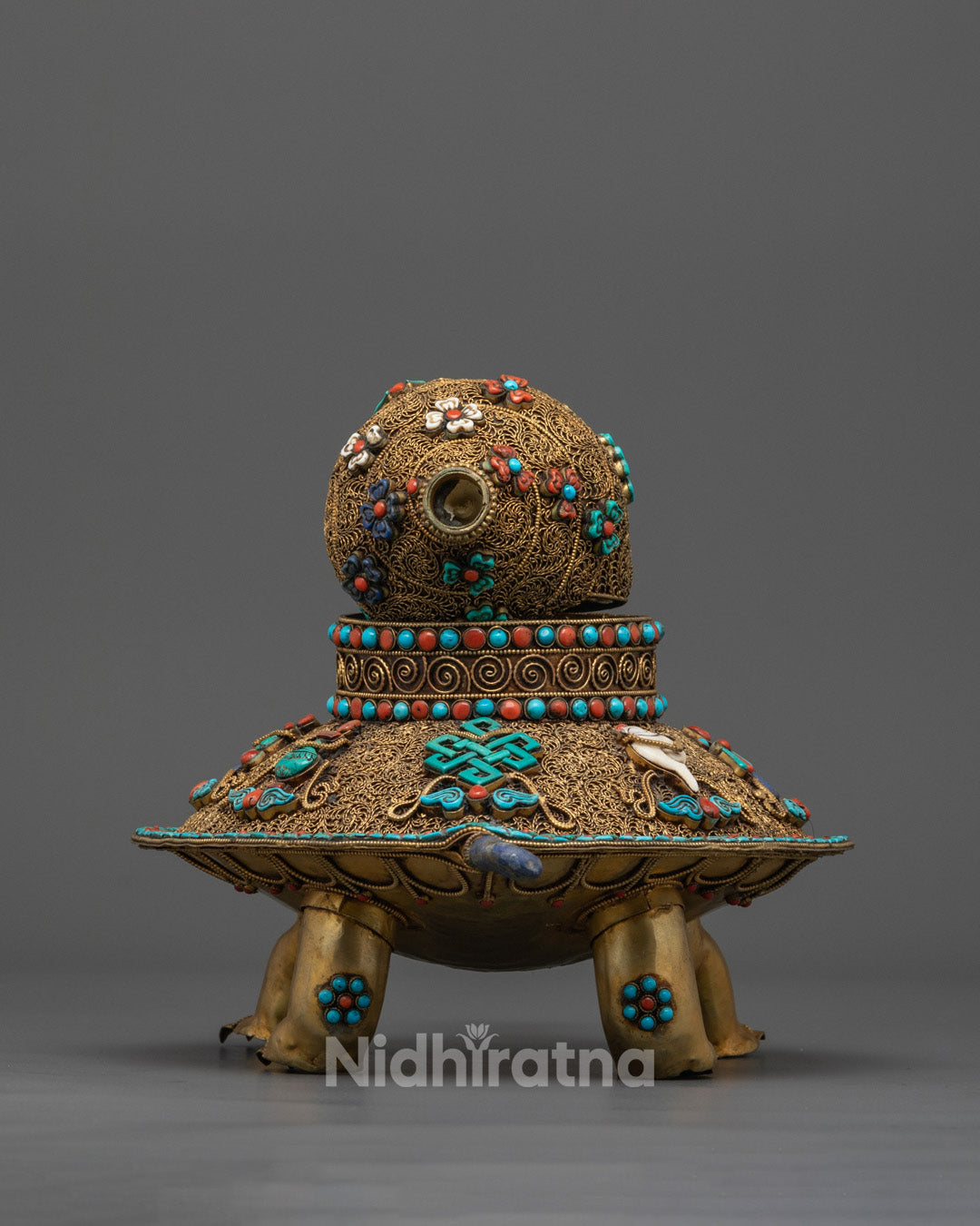 Turtle with Conch Shell | Buddhist Tradition