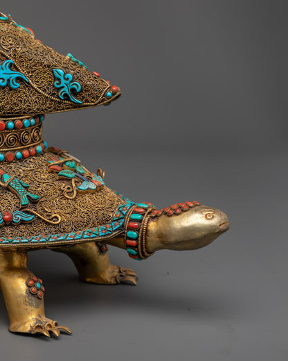 Turtle with Conch Shell | Buddhist Tradition