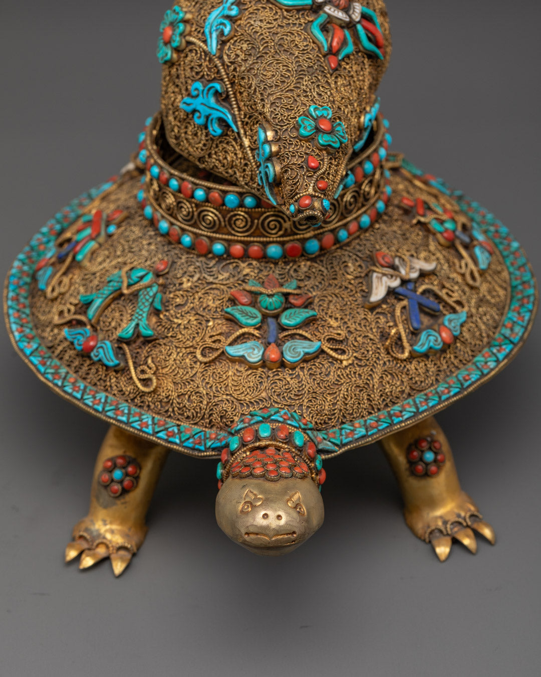 Turtle with Conch Shell | Buddhist Tradition
